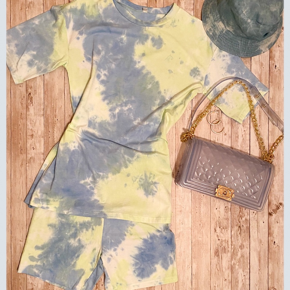Tie dye set small, medium and large